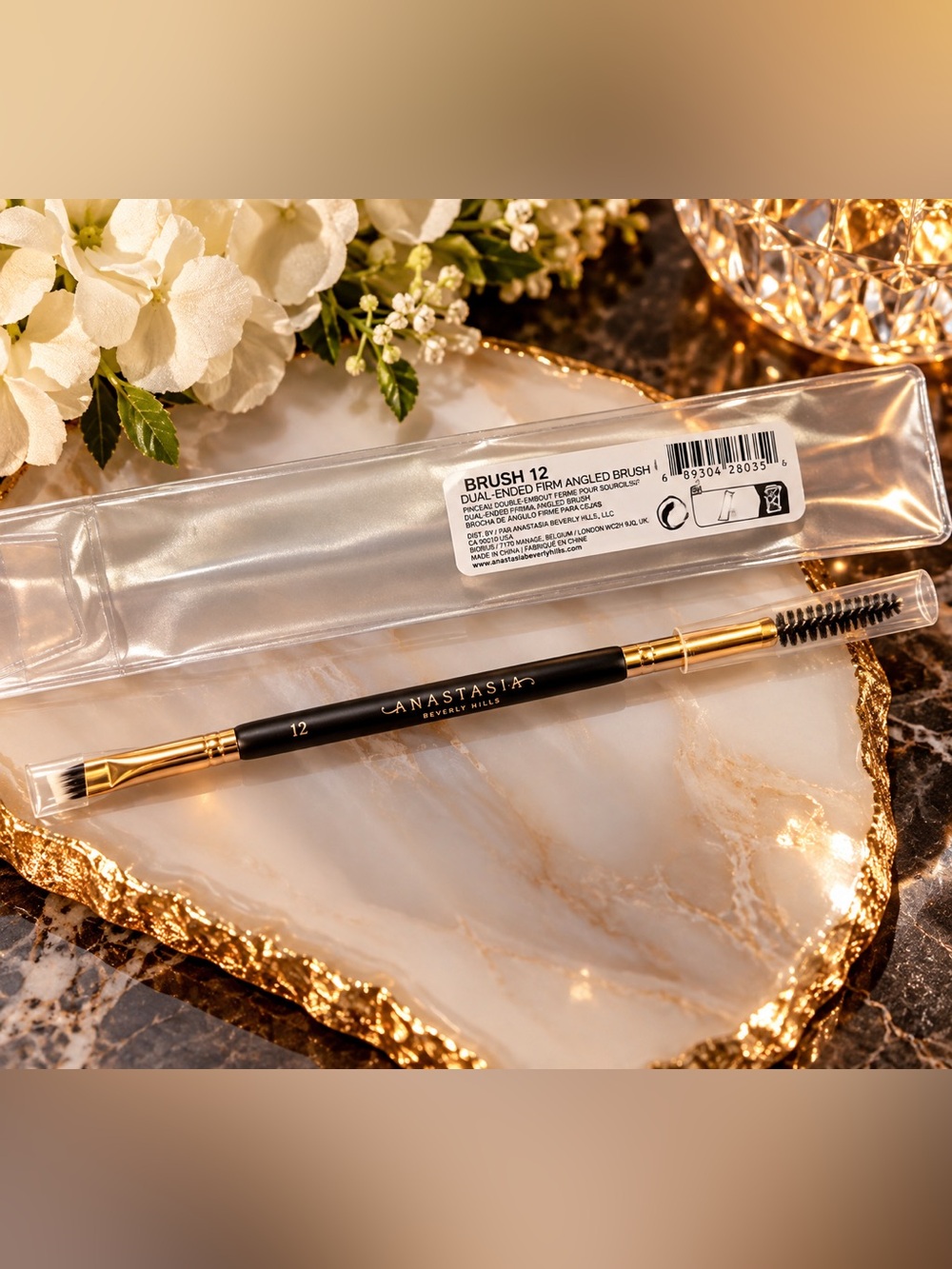 Anastasia Beverly Hills Brush 12 Dual-Ended Firm Angled Brow Brush 🖤